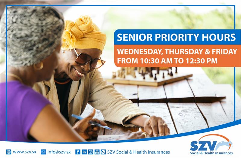 SENIOR PRIORITY HOURS FOR CLIENTS AGED 60+